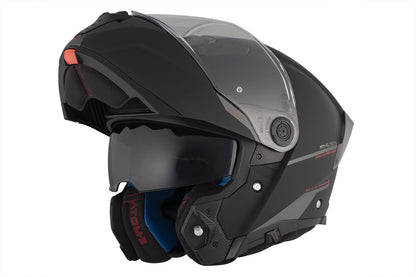 MT Atom 2 flip-up helmet, matt black
