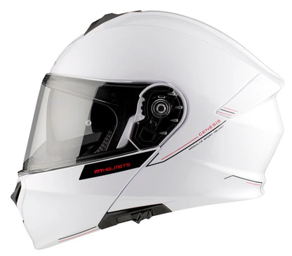 MT Genesis SV flip-up helmet, white