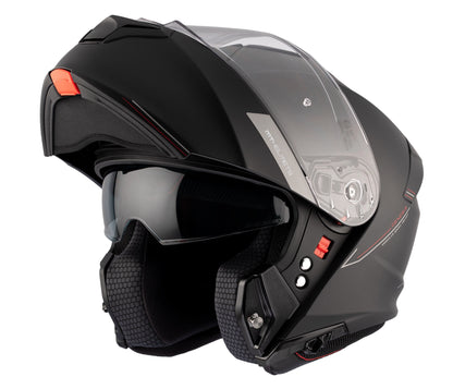 MT Genesis SV flip-up helmet, matt black