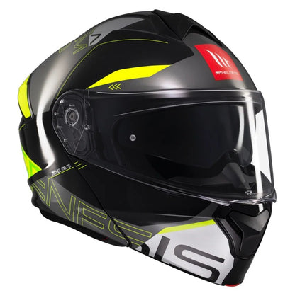MT Genesis SV flip-up helmet, Atempo B3 fl. yellow