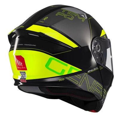 MT Genesis SV flip-up helmet, Atempo B3 fl. yellow