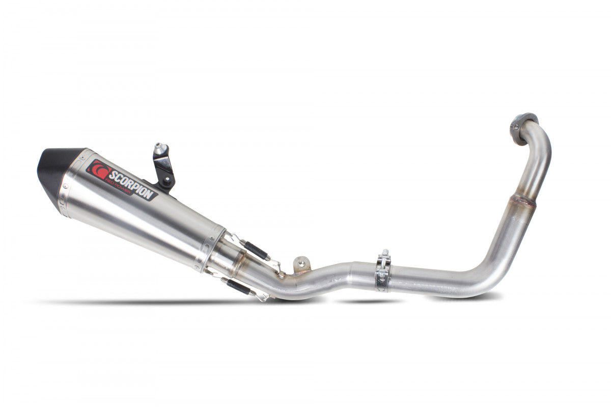 Scorpion Serket Taper Full System Stainless, MT-125 2014-2019