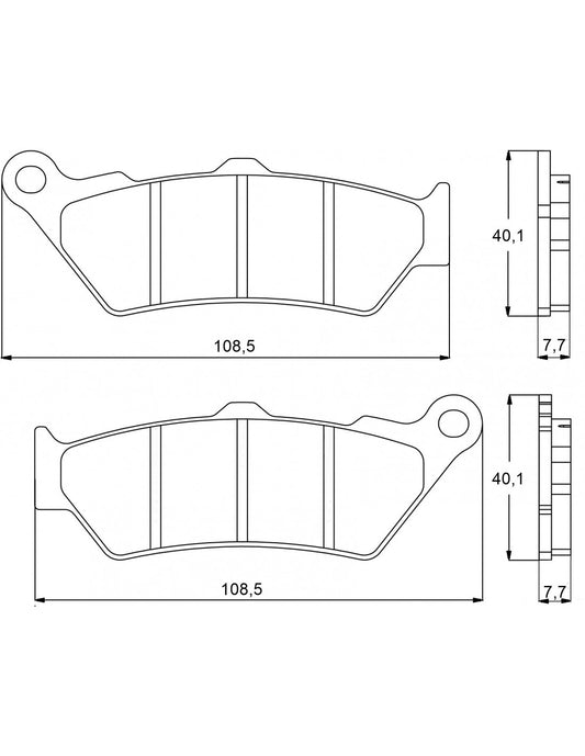 Accossato Brakepad AGPA 92 ST