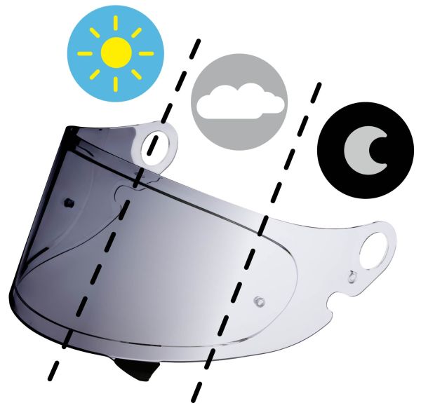 Shoei CPB-1V FI-TEC photokrominen visiiri