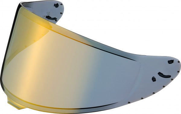 Shoei CWR-F2PN visor, spectra gold