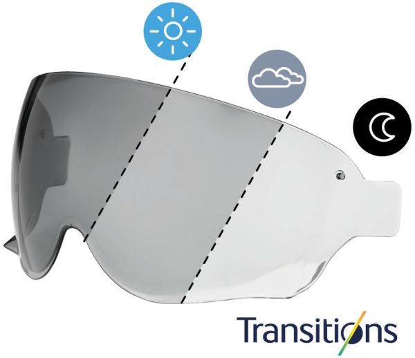 Shoei CJ-4 visiiri, photokrominen