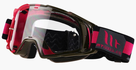 MT MX Evo Stripes ajolasit, punainen/musta