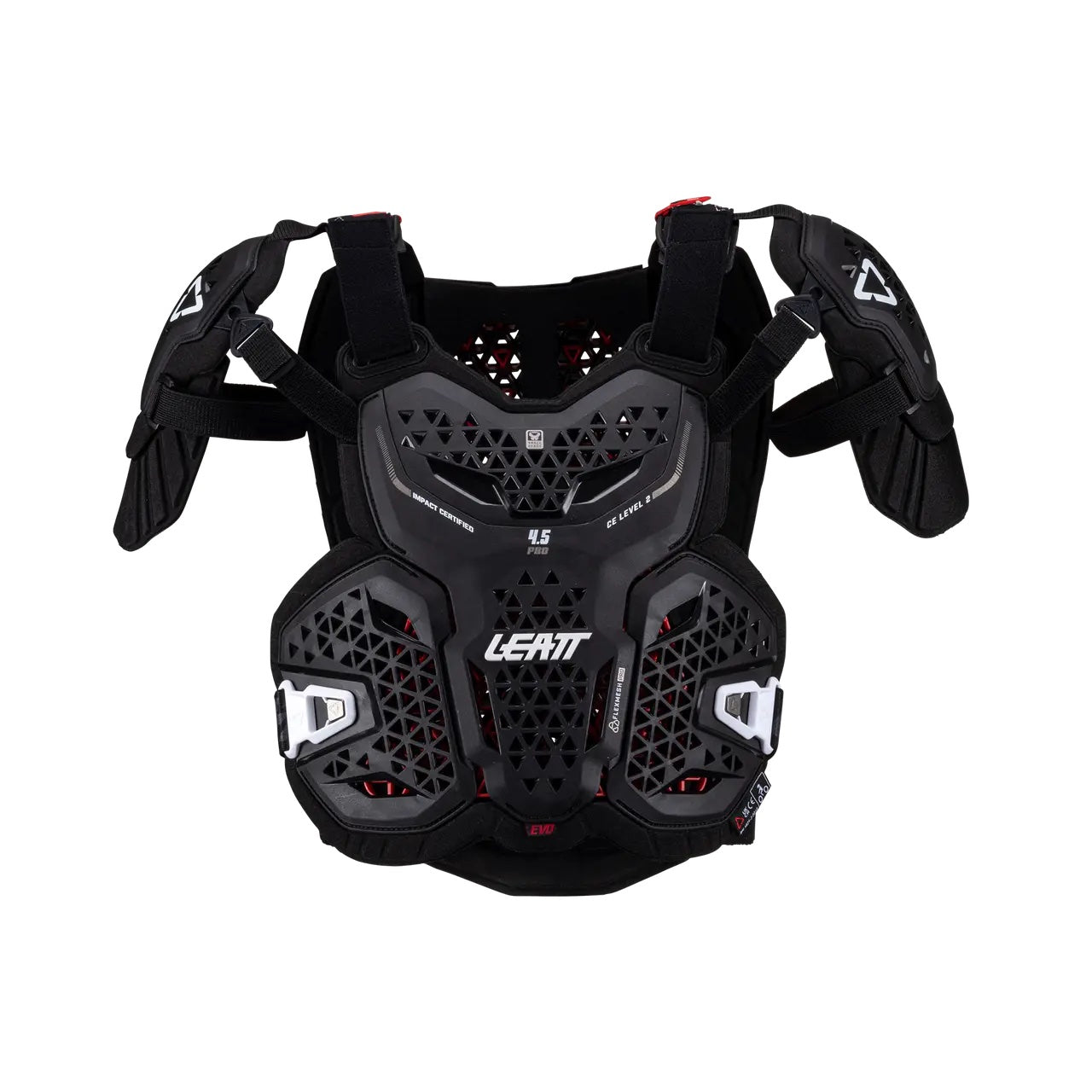 Leatt Chest Protector 4.5 Pro Evo, white, S/M 160-172cm