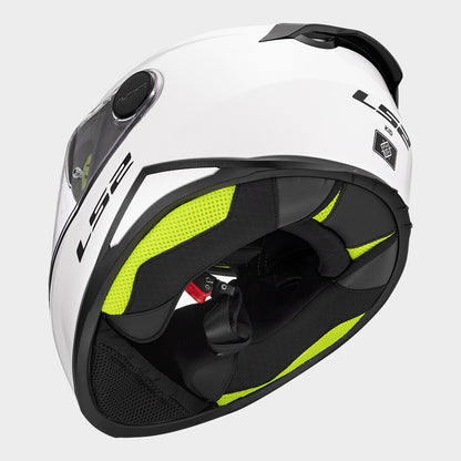 LS2 FF812 Kid, solid white lasten umpikypärä