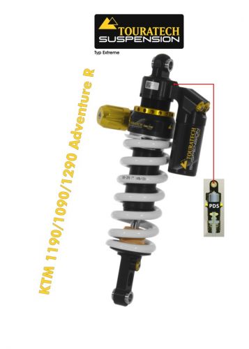 Touratech Suspension shock absorber for KTM 1190 Adventure R 2013-2016 / KTM 109