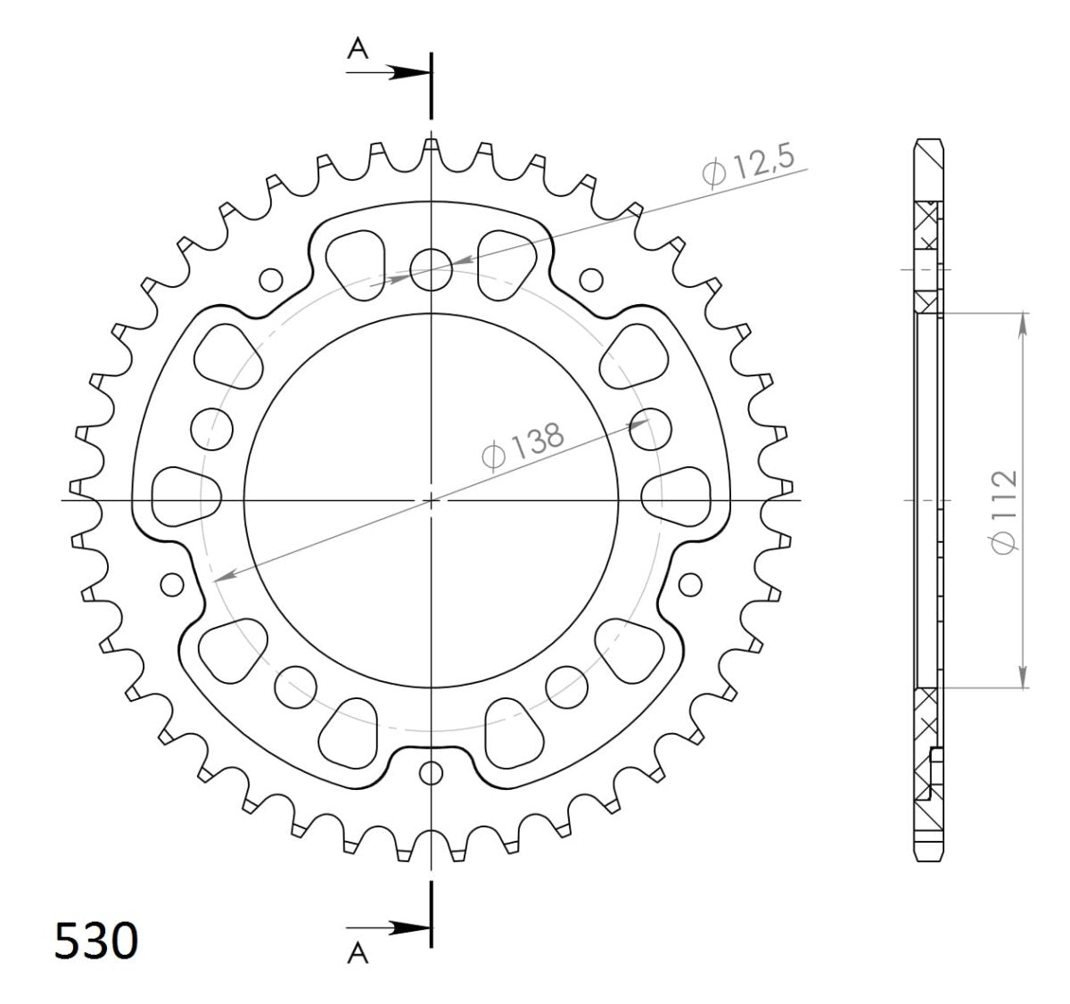 Supersprox Stealth takaratas Black 302-RST-41-0