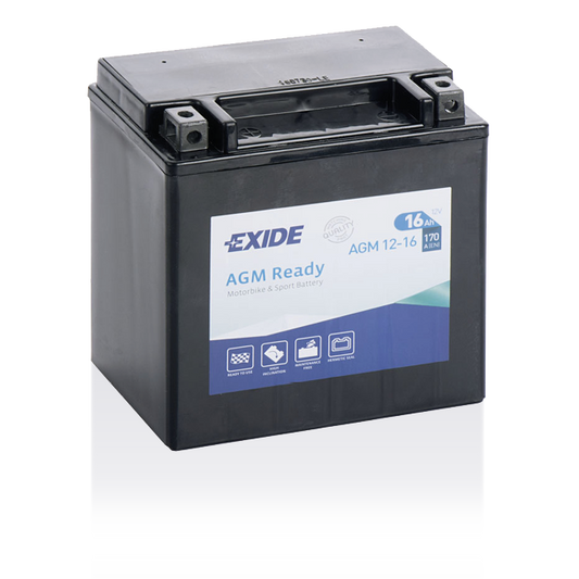 Exide AGM12-16 akku , 12V , 16 Ah