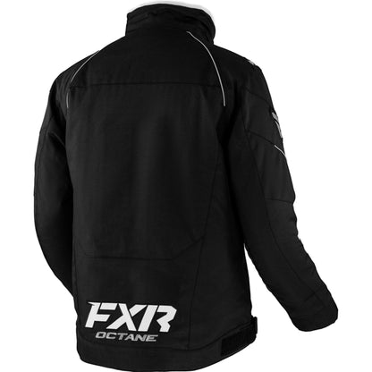 FXR Octane snowmobile jacket, black/white