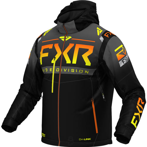 FXR Helium X 2-in-1 snowmobile jacket, black/inferno