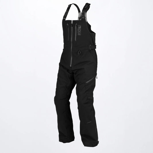 FXR Ridge Lite BIB snowmobile pant, black
