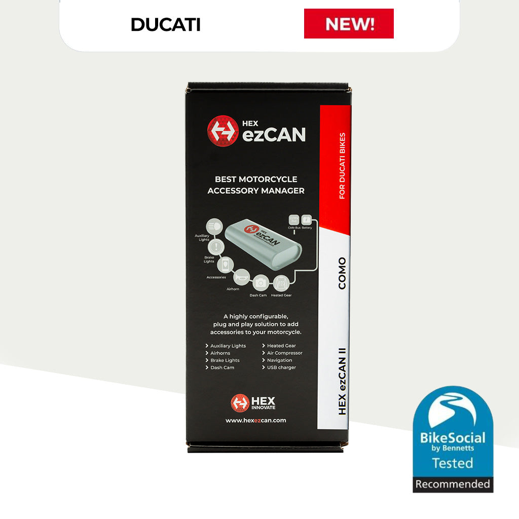 HEX ezCAN Como for Ducati Bikes