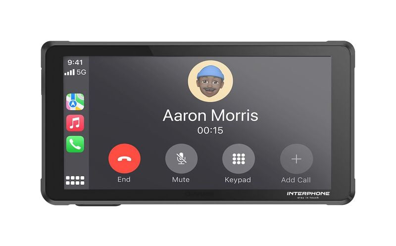 Interphone Ridesync 55 Näyttö CarPlay, Android Auto