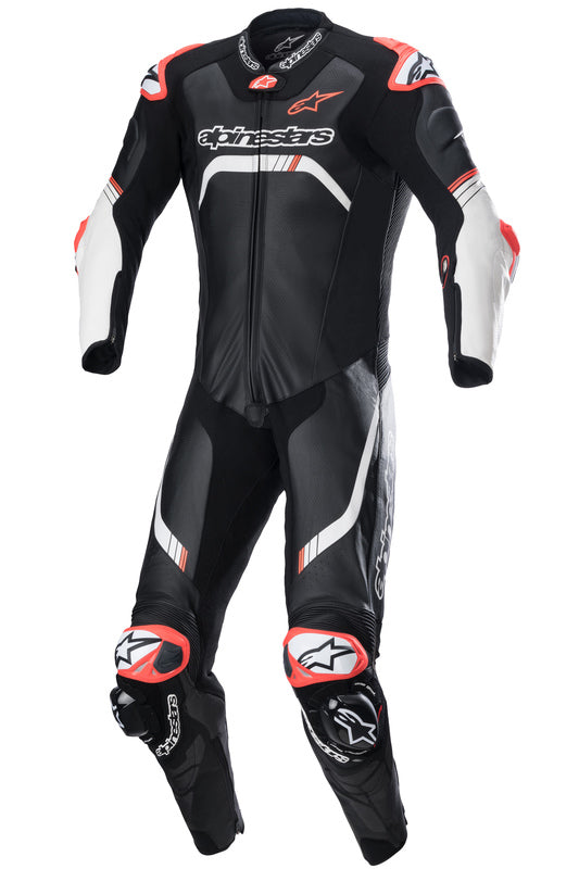 Alpinestars GP Tech V4 1-osainen Tech Air nahkapuku, musta/valkoinen