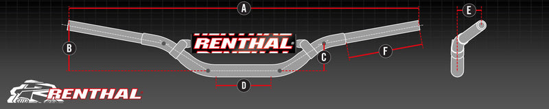 Renthal Twinwall 994 Factory KTM/HVA Racer ohjaustanko, oranssi