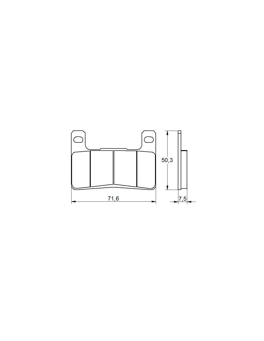 Accossato Brakepad AGPA 109 ST