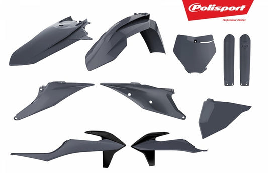 Polisport plastic kit SX/SX-F 2019- Nardo harmaa