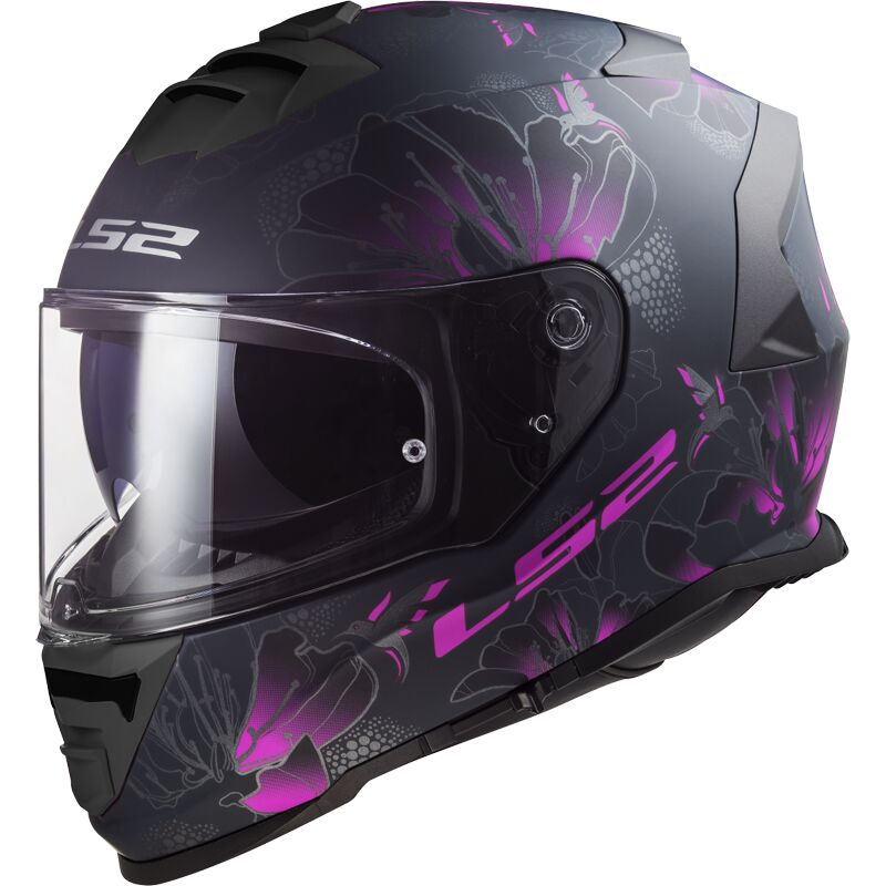 LS2 FF800 Storm II, Burst matt black/pink