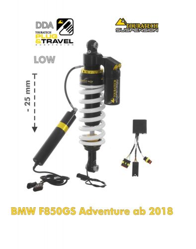 Touratech Suspension lowering -25mm shockabsorber for BMW F850GS Adventure from