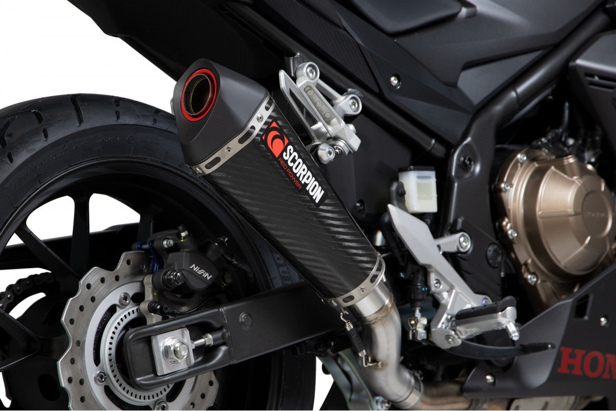 Scorpion Serket Taper Slip-on Carbon Fibre, CBR 500 R 2019 - 2021