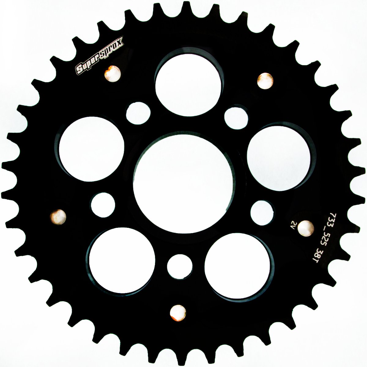 Supersprox Stealth takaratas Black 733-525-RST-38-0