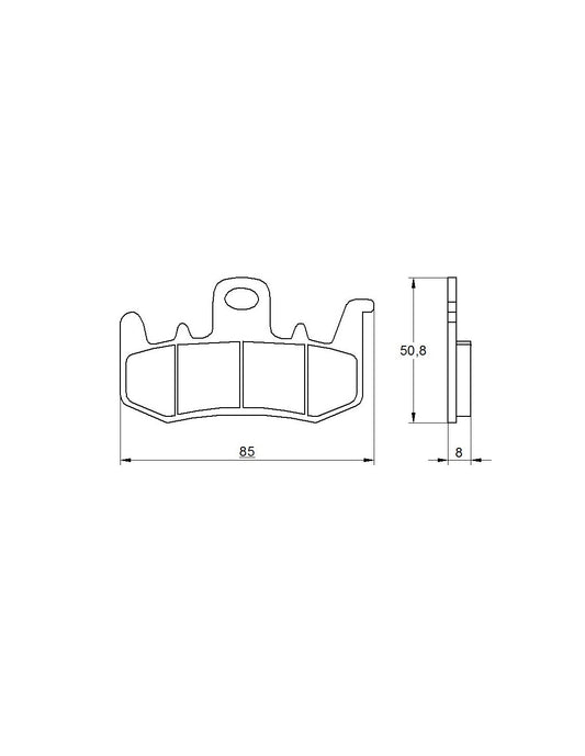 Accossato Brakepad AGPA 177 ST