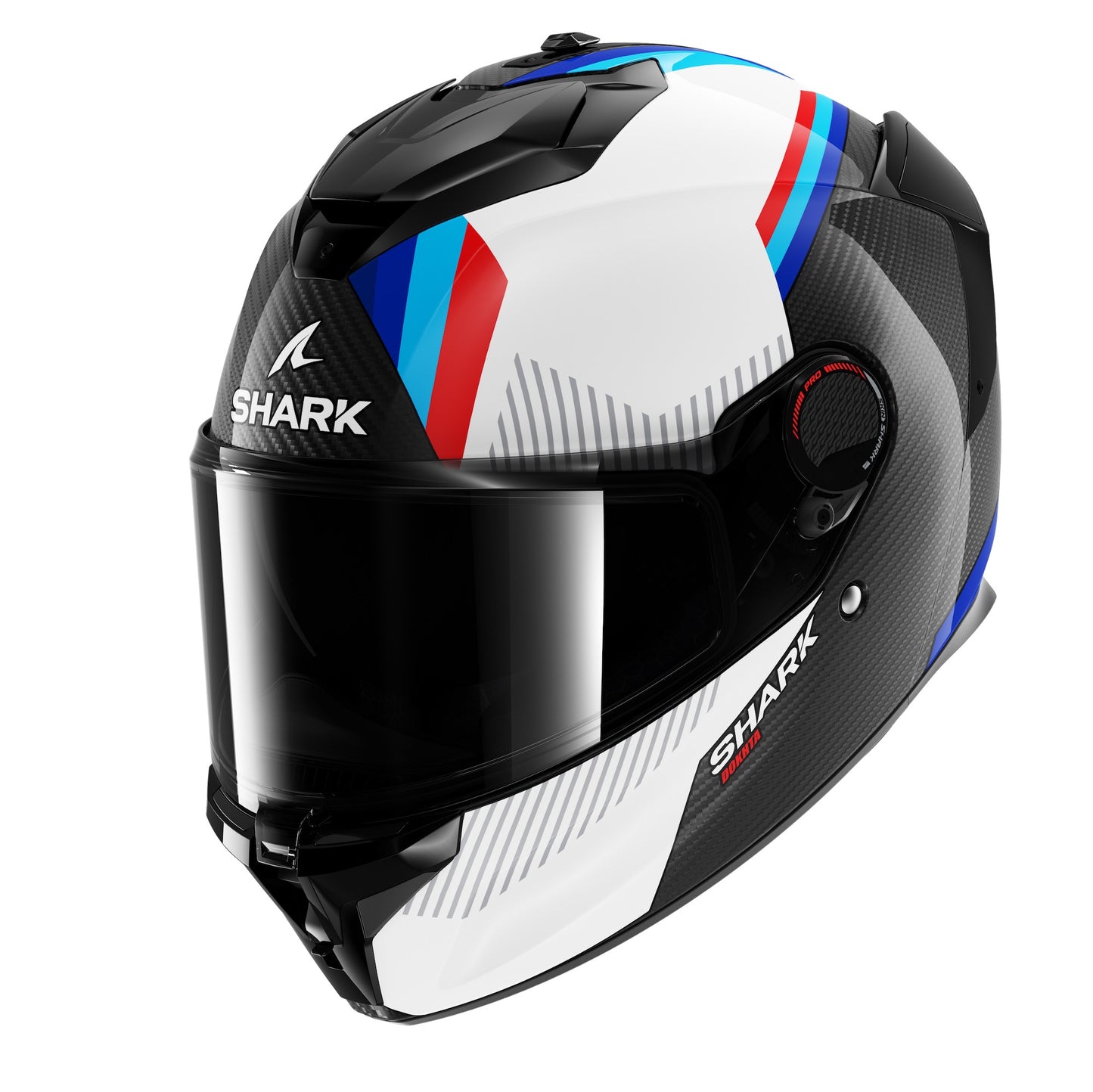 Shark Spartan GT Pro Dokhta Carbon, valko/sini/puna/carbon