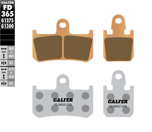 Galfer Sinter Sport brake pads, FD365G1375