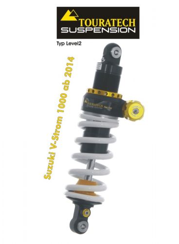 Touratech Suspension shock absorber for Suzuki V-Strom 1000 from  2014 type Leve