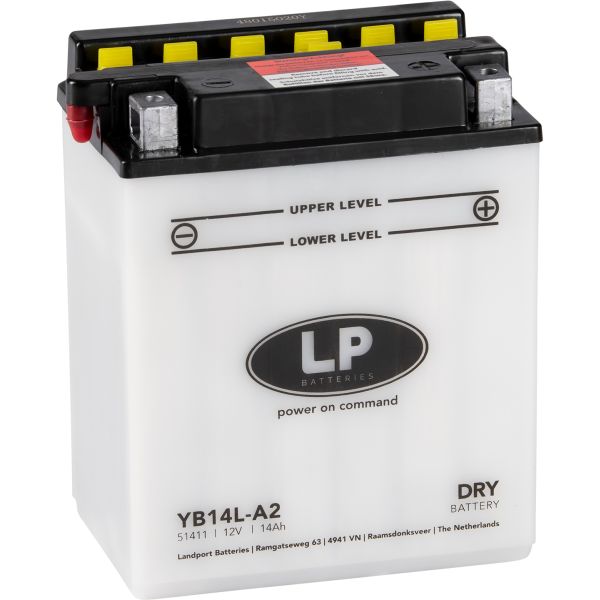 Landport YB14L-A2 akku, 12V, 14Ah