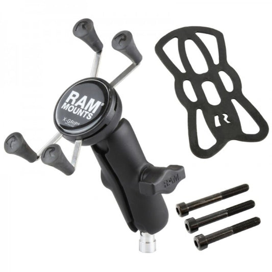 RAM Mounts X-Grip Medium Arm Phone Holder with Bar Mount Base