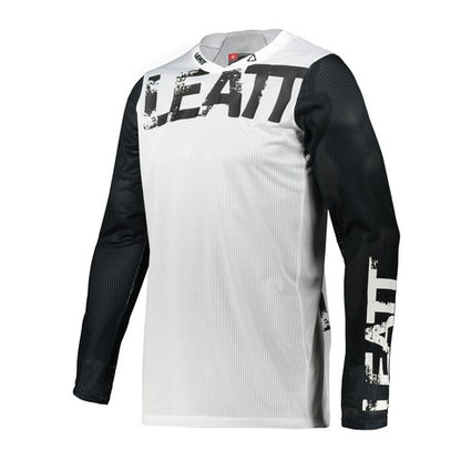 Leatt Jersey Moto 4.5 X-Flow, valkoinen/musta