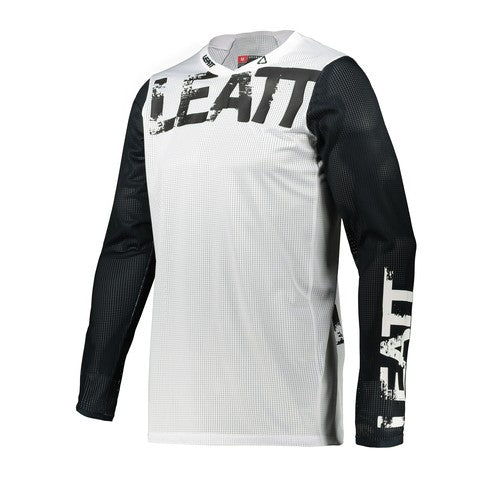 Leatt Jersey Moto 4.5 X-Flow, white/black