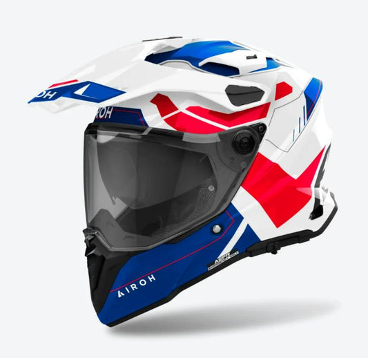Airoh Commander 2 Reveal glossy, white/red/blue