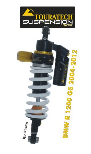 Touratech Suspension rear shock absorber BMW R1200GS 04-12, type Extreme