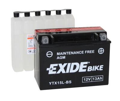 Exide YTX15L-BS akku , 12V , 13 Ah