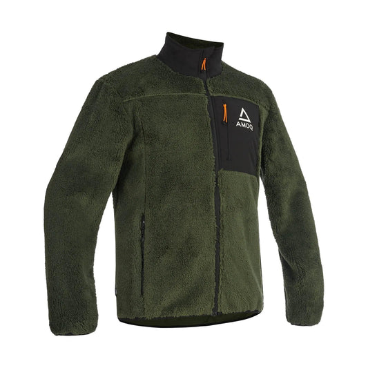 Amoq Density Fleece jacket, green/black