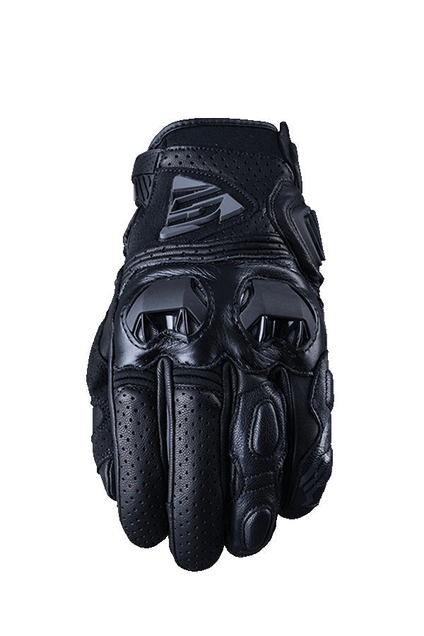 Five SF2 short leather glove, black