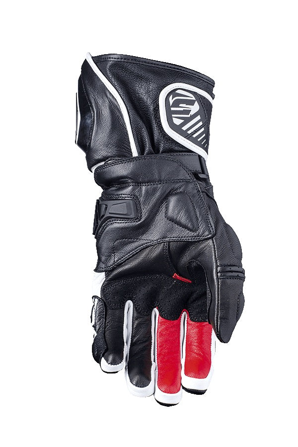 Five RFX3 leather glove, black/white