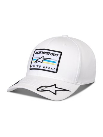 Alpinestars Surpass Flexfit lippis, valkoinen