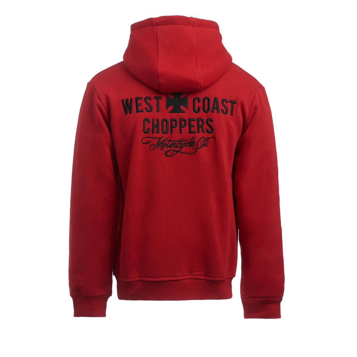 WCC - Motorcycle Co. Zip Hoody, red