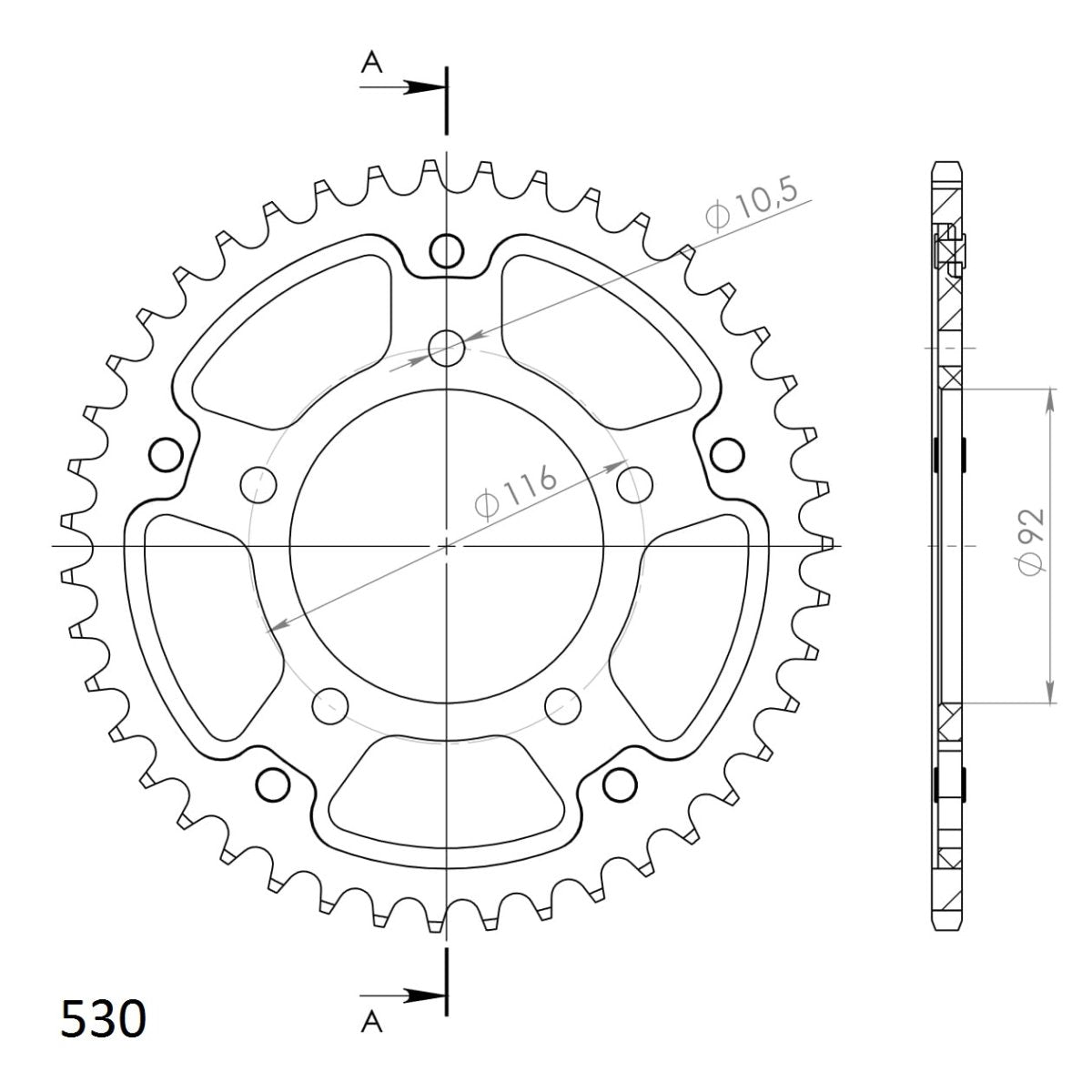 Supersprox Stealth takaratas Green 489-RST-43-3