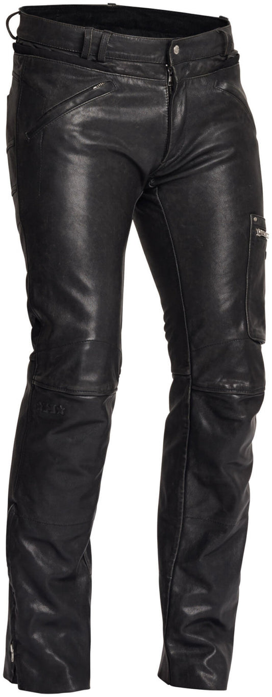 Halvarssons Rider leather pant, black
