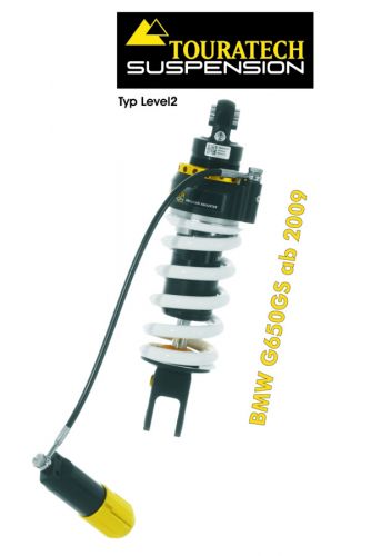 Touratech Suspension shock absorber for BMW F650GS / G650GS (2009-) type Level2/