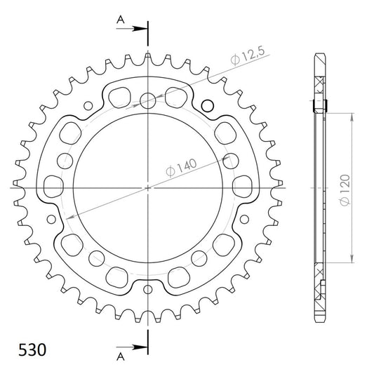 Supersprox Stealth takaratas Black 1797-RST-41-0