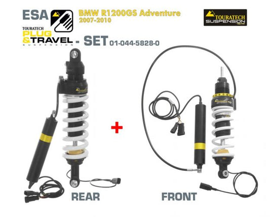 Touratech Suspension Plug & Travel-ESA SET for BMW R1200GS Adventure Model 2007-